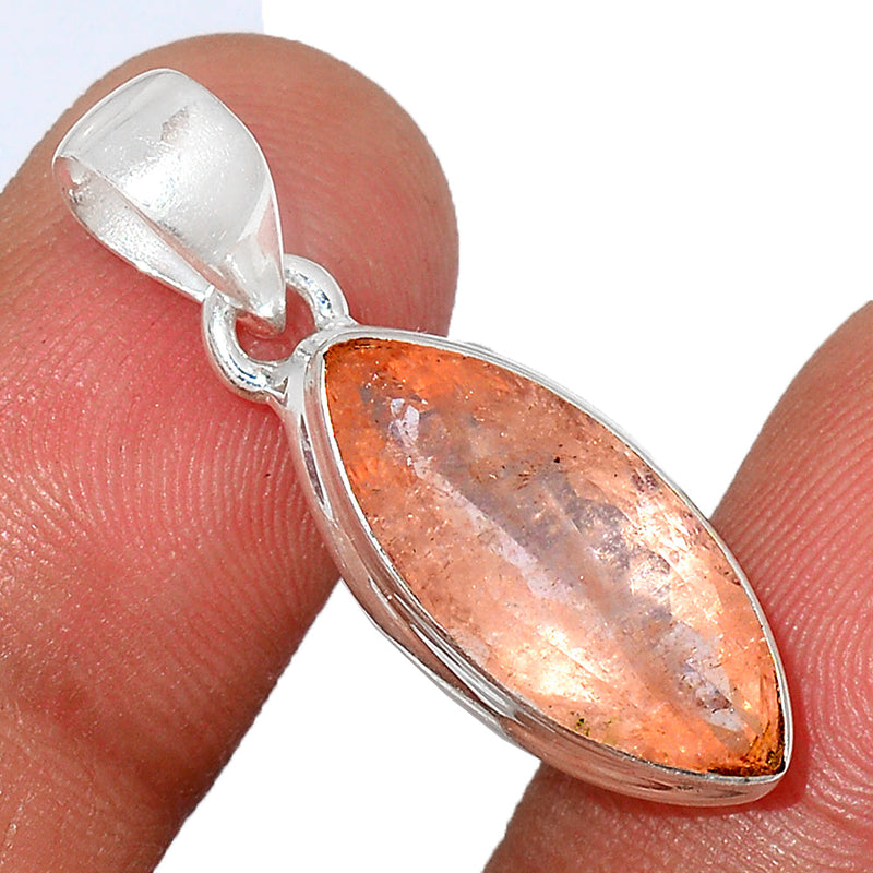 1.2" Morganite Faceted Pendants - MGFP405