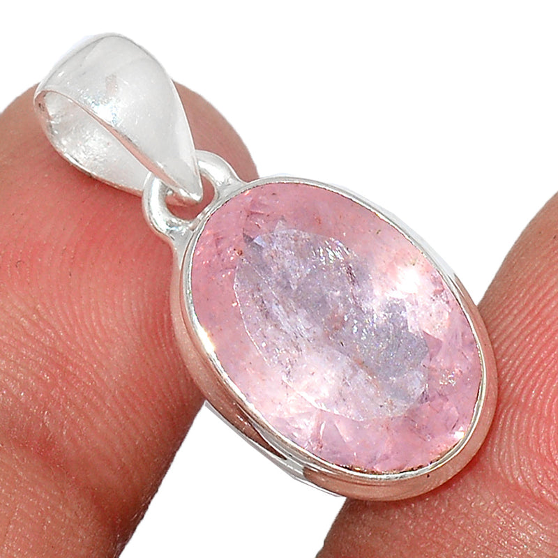 1.1" Morganite Faceted Pendants - MGFP415