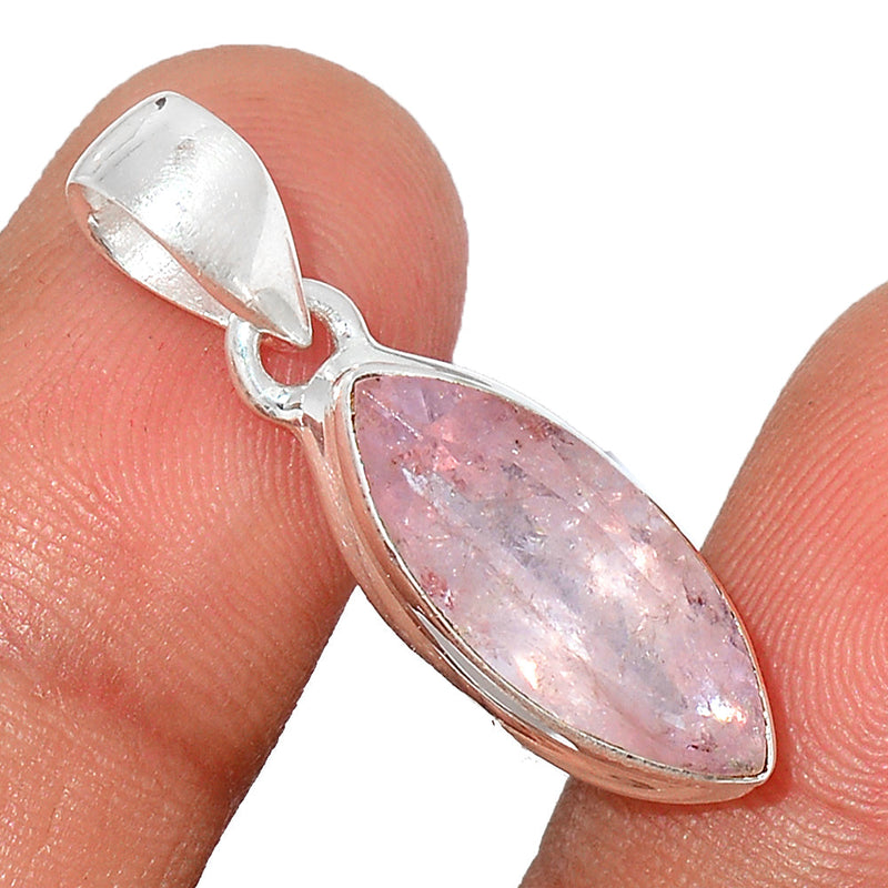 1.2" Morganite Faceted Pendants - MGFP427