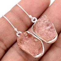 Morganite Rough Earring - MGNE113