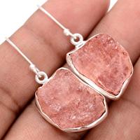 Morganite Rough Earring - MGNE118