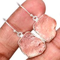 Morganite Rough Earring - MGNE159