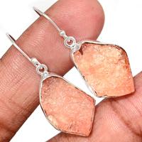 Morganite Rough Earring - MGNE186