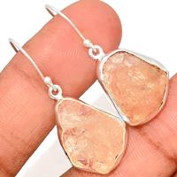 Morganite Rough Earring - MGNE194