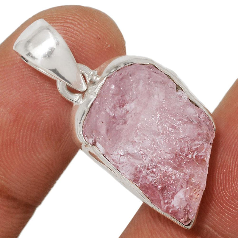 1.2" Morganite Rough Pendants - MGNP602