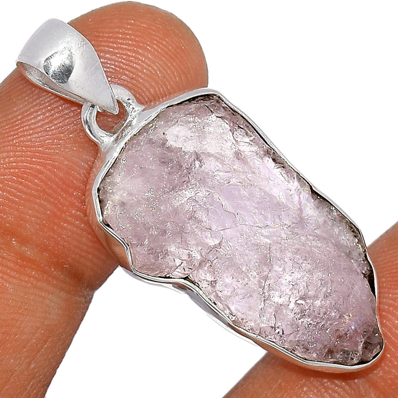 1.5" Morganite Rough Pendants - MGNP649