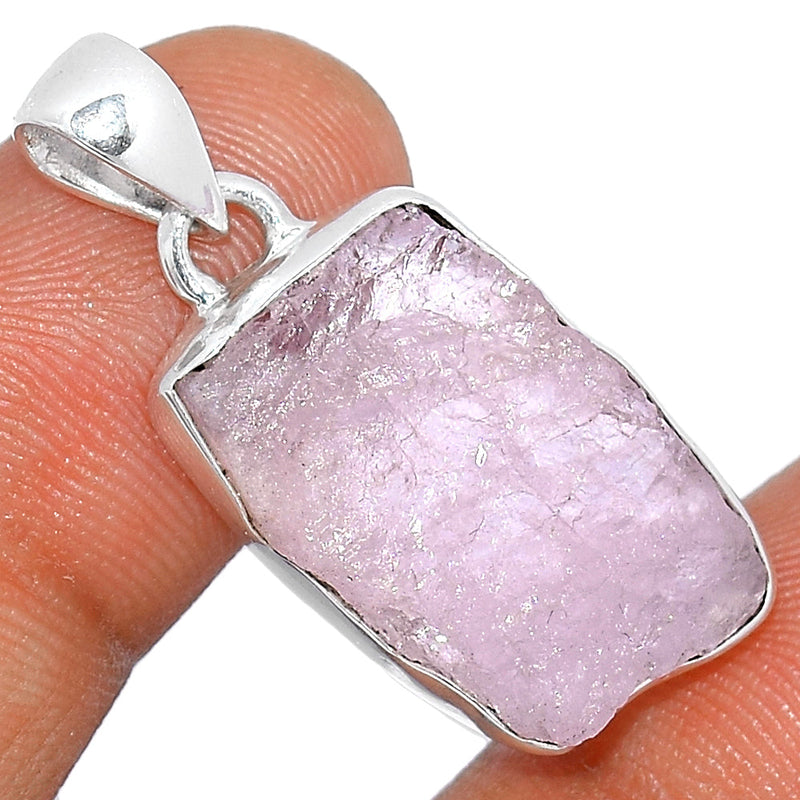1.2" Morganite Rough Pendants - MGNP654