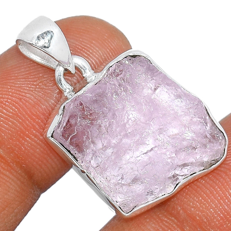 1.1" Morganite Rough Pendants - MGNP660