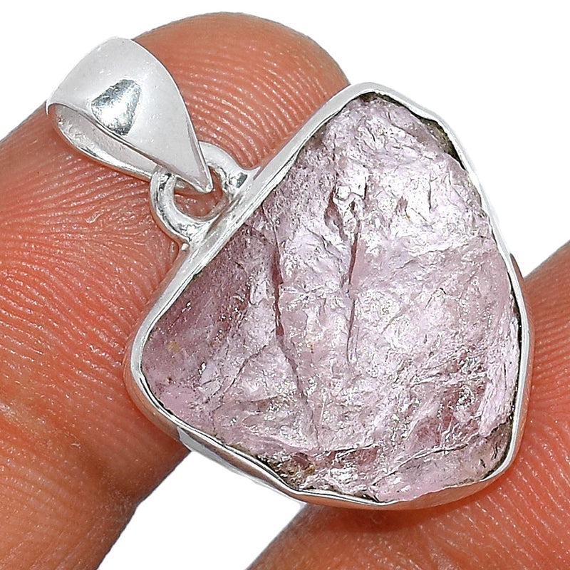 1" Morganite Rough Pendants - MGNP665