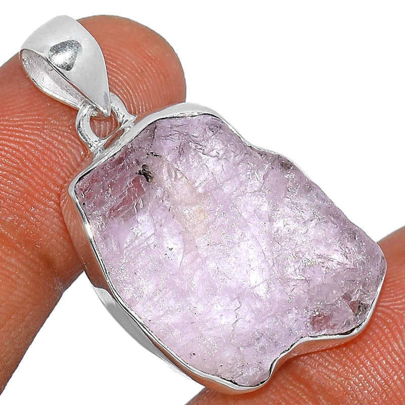 1.3" Morganite Rough Pendants - MGNP676