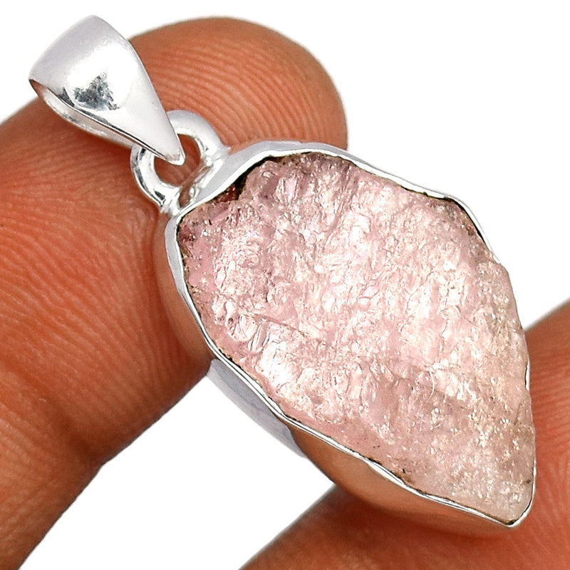 1.2" Morganite Rough Pendants - MGNP702