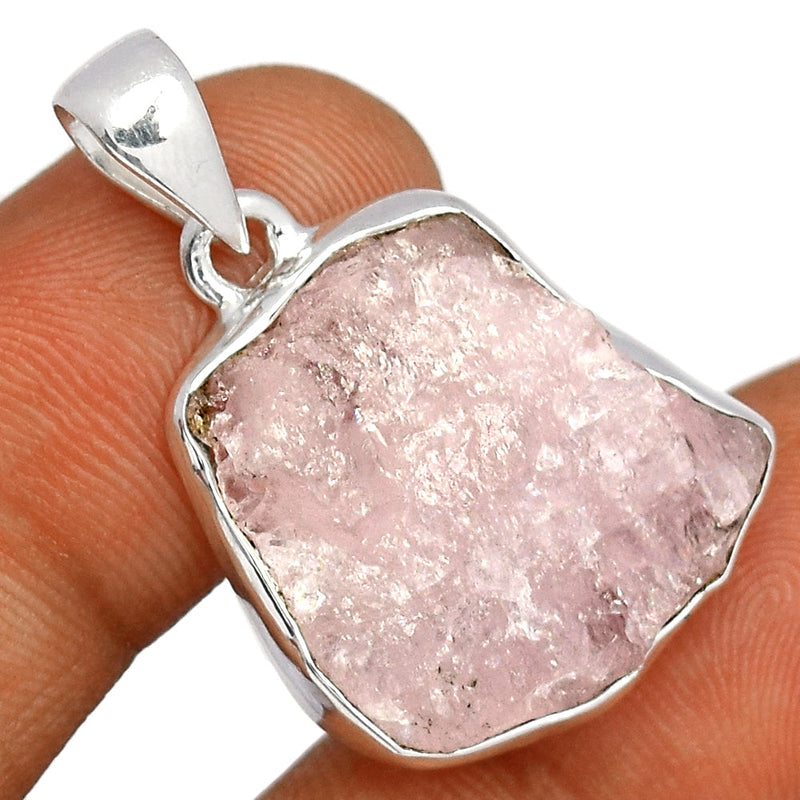 1.2" Morganite Rough Pendants - MGNP705