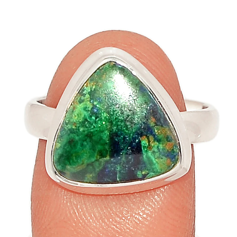 Malachite In Azurite Ring - MIAR622