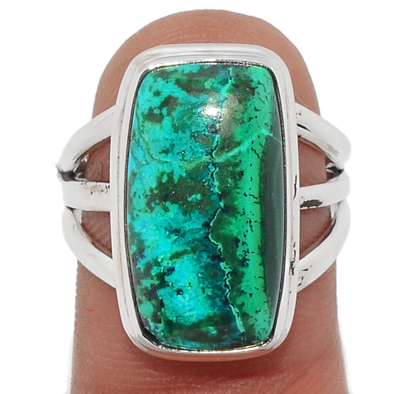 Malachite In Chrysocolla Ring - MICR657