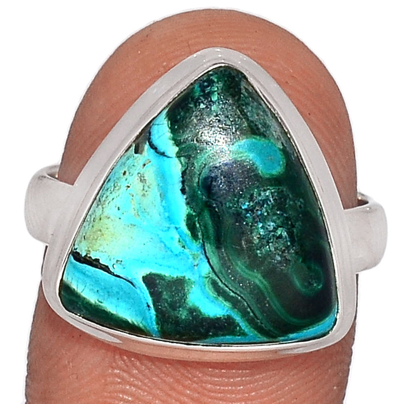 Malachite In Chrysocolla Ring - MICR848
