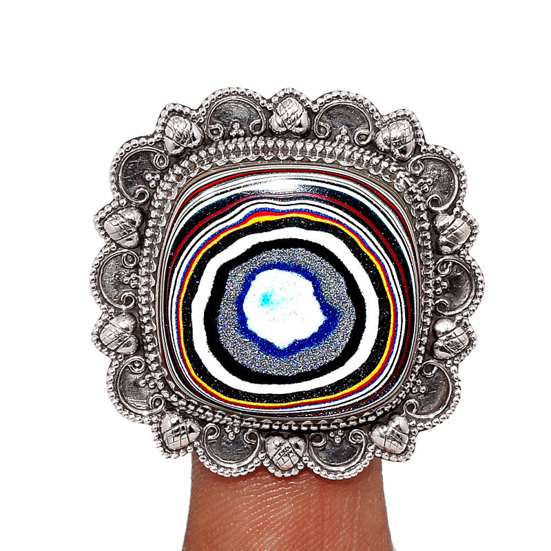 Jumbo - Fordite Detroite Agate Ring - MIXR566  Weight 17.4g