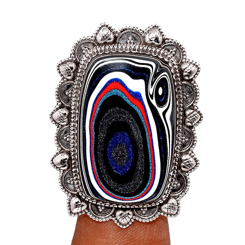 Jumbo - Fordite Detroite Agate Ring - MIXR571  Weight 18.4g