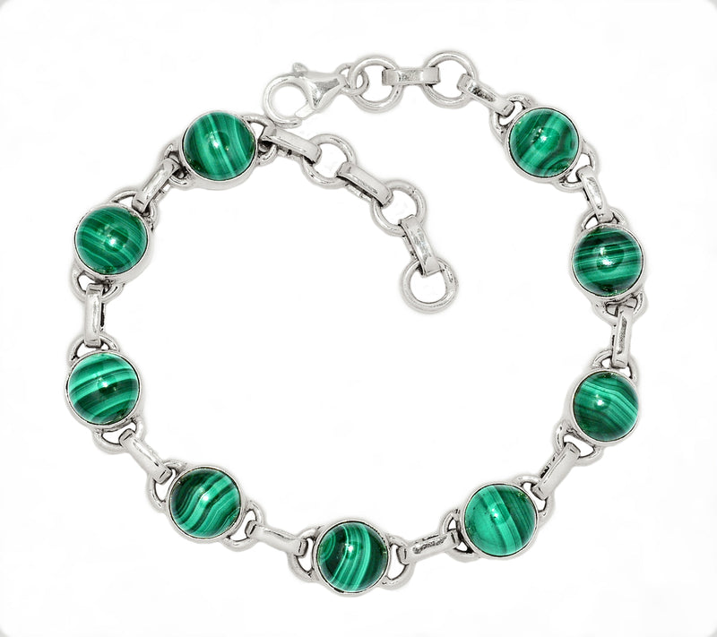 8.7" Malachite Bracelets - MLAB154