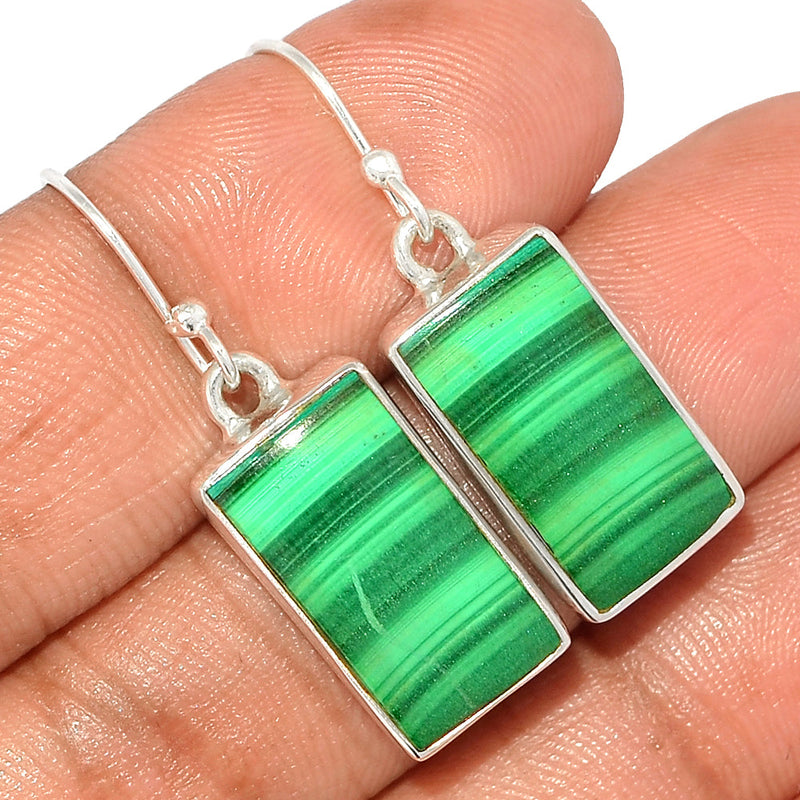 1.3" Malachite Earrings - MLAE1642