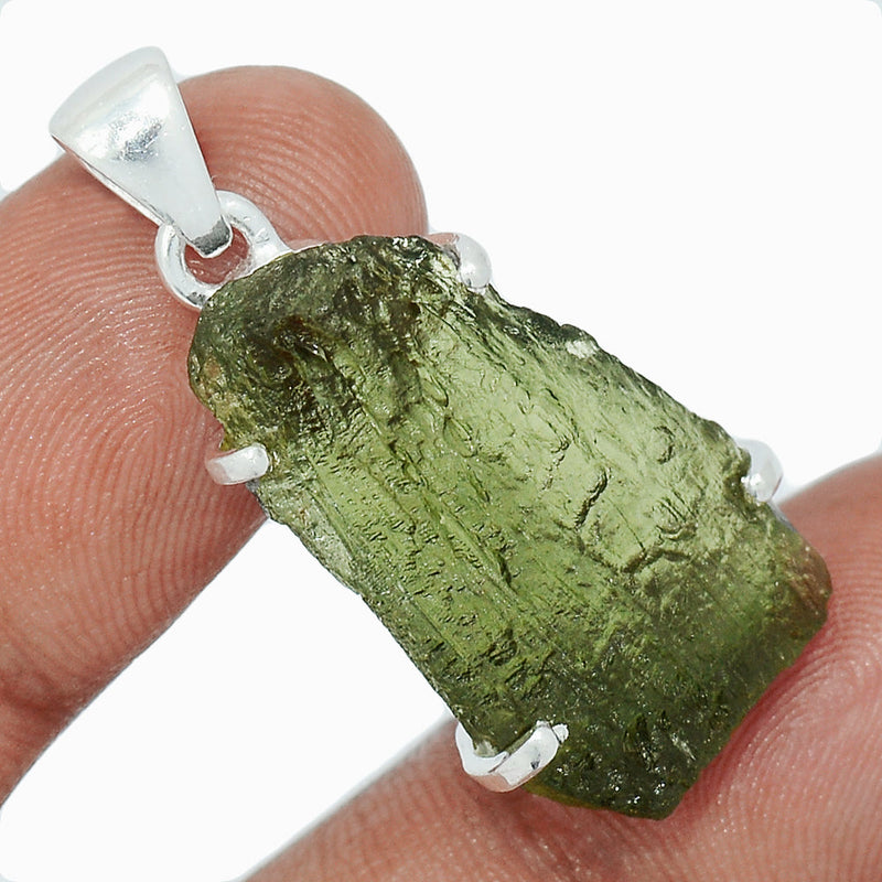 1.5" Claw - Moldavite Pendants - MLDP534