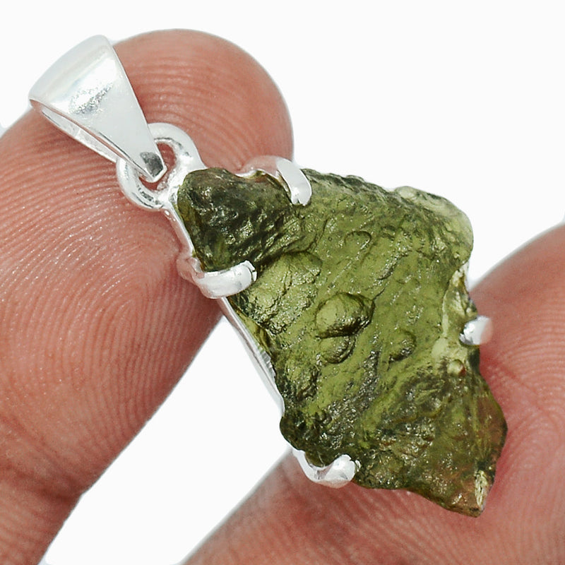 1.3" Claw - Moldavite Pendants - MLDP536