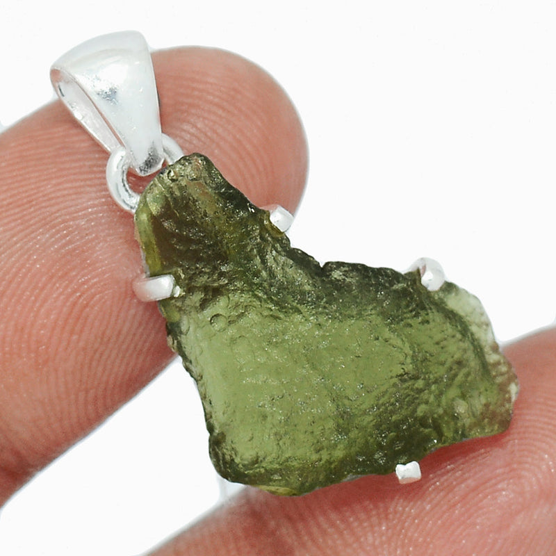 1.3" Claw - Moldavite Pendants - MLDP539