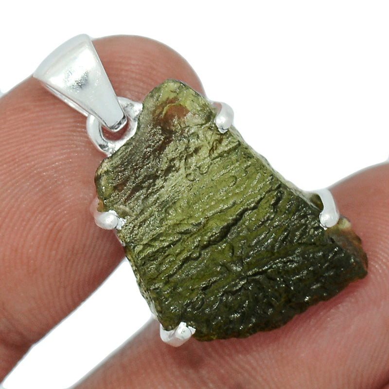 1.2" Claw - Moldavite Pendants - MLDP541