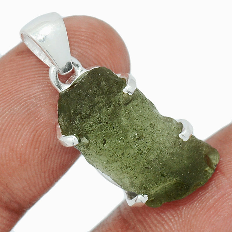 1.2" Claw - Moldavite Pendants - MLDP546