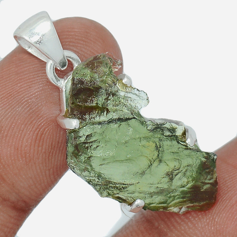 1.5" Claw - Moldavite Pendants - MLDP549