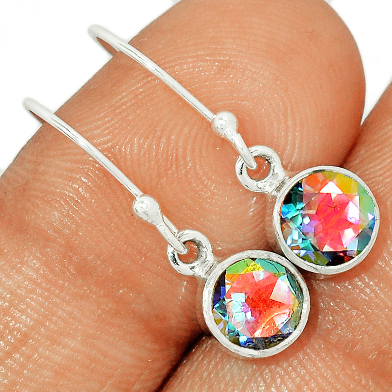 1" Mercury Mystic Topaz Earrings - MMTE31