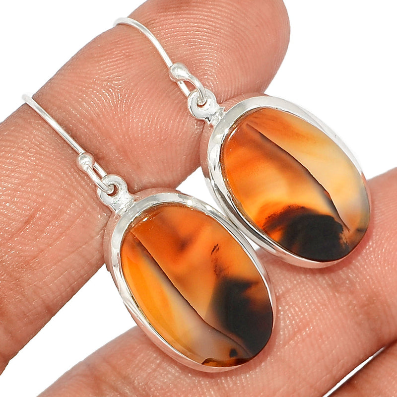 1.6" Montana Agate Earrings - MNTE324