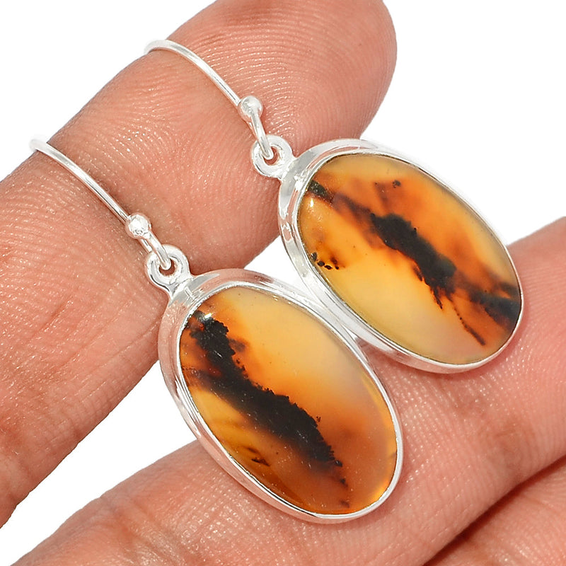 1.5" Montana Agate Earrings - MNTE335