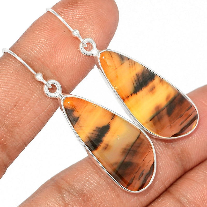 1.8" Montana Agate Earrings - MNTE349