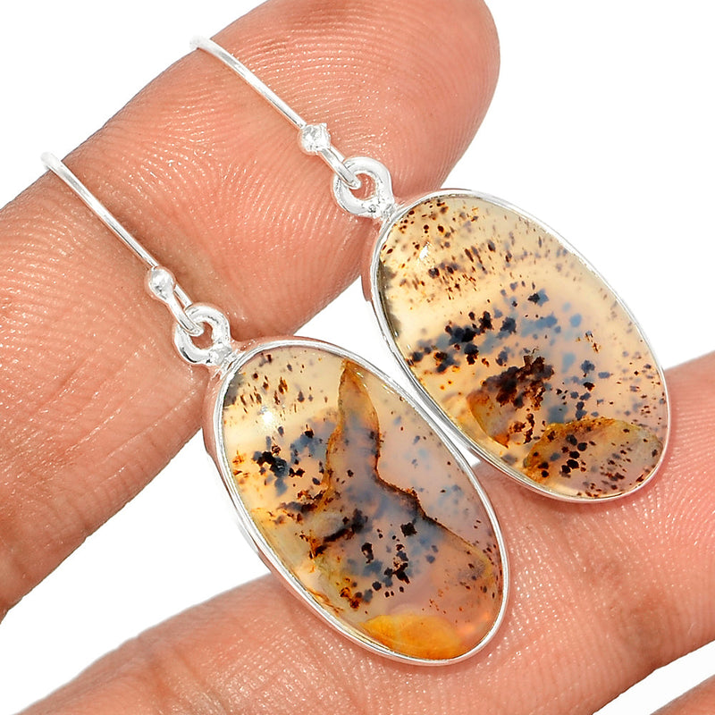 1.6" Montana Agate Earrings - MNTE412