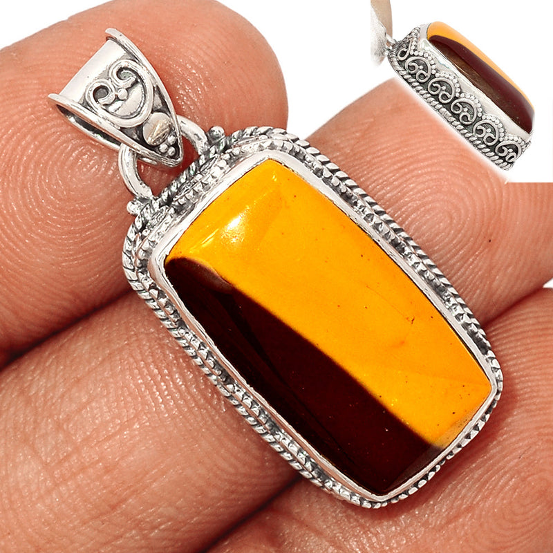 1.5" Fine Filigree - Mookaite Pendants - MOKP1117