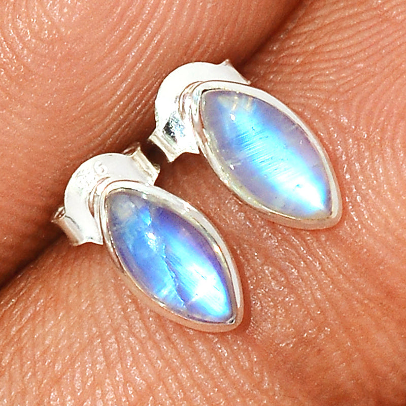 Rainbow Moonstone Studs - MONS1040