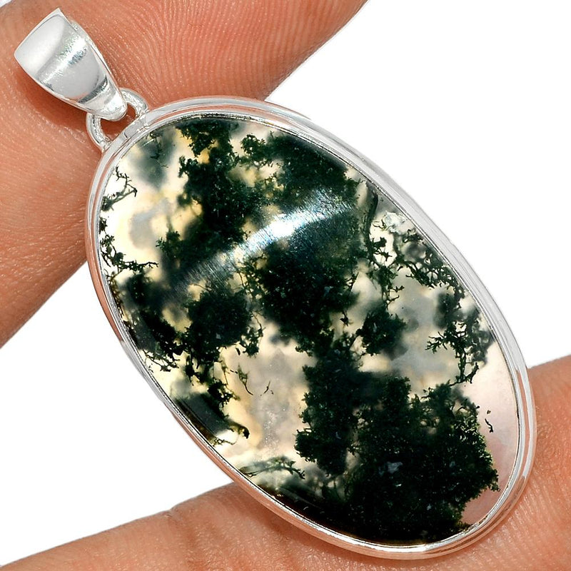 2" Moss Agate Pendants - MOSP1190