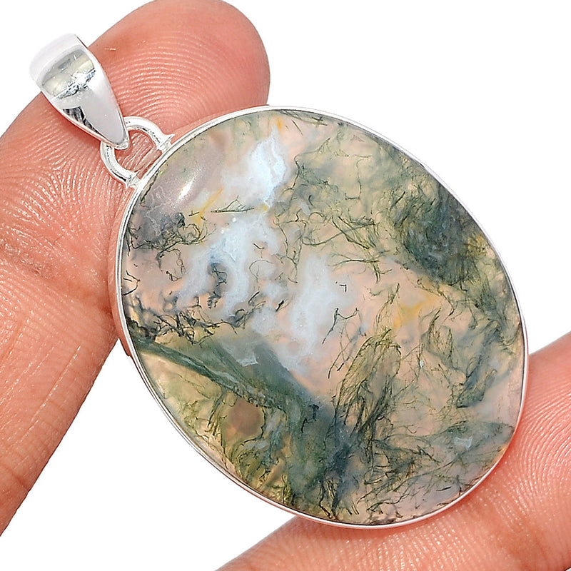 2" Moss Agate Pendants - MOSP1391