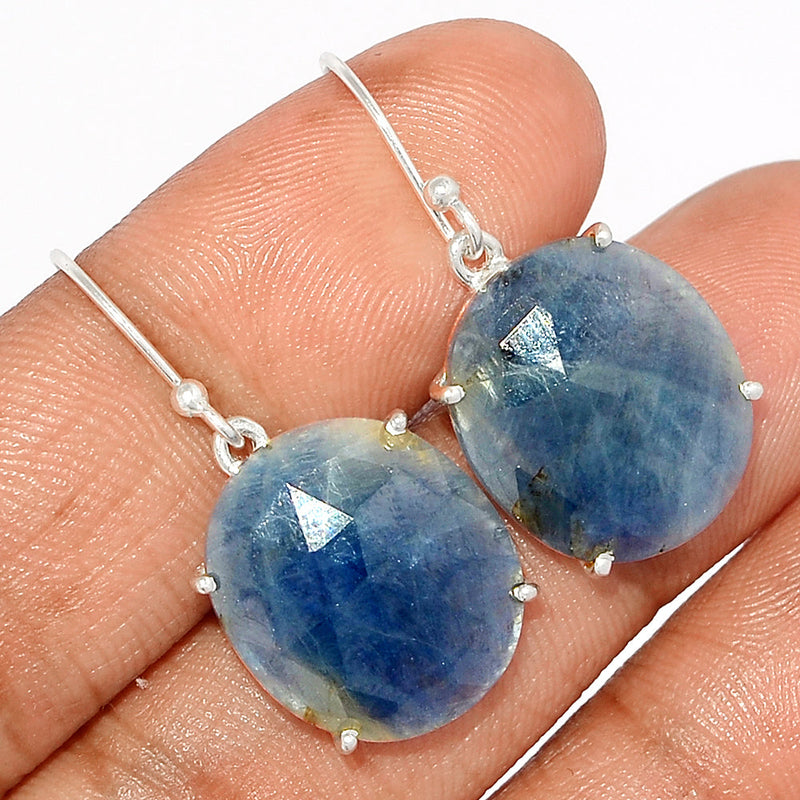 1.3" Claw - Blue Sapphire Earrings - MSPE73