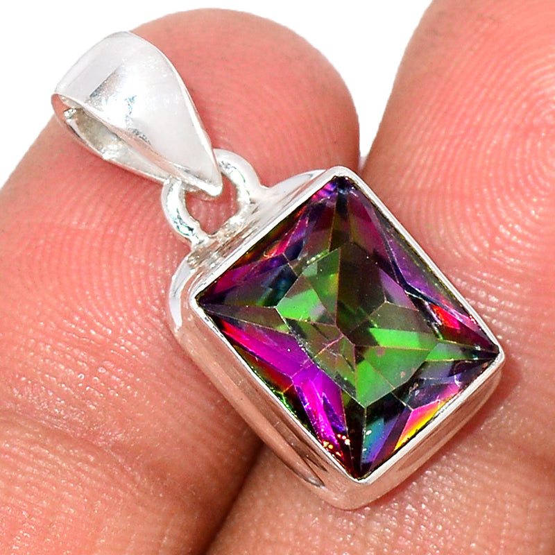 0.8" Mystic Topaz Pendants - MYSP640