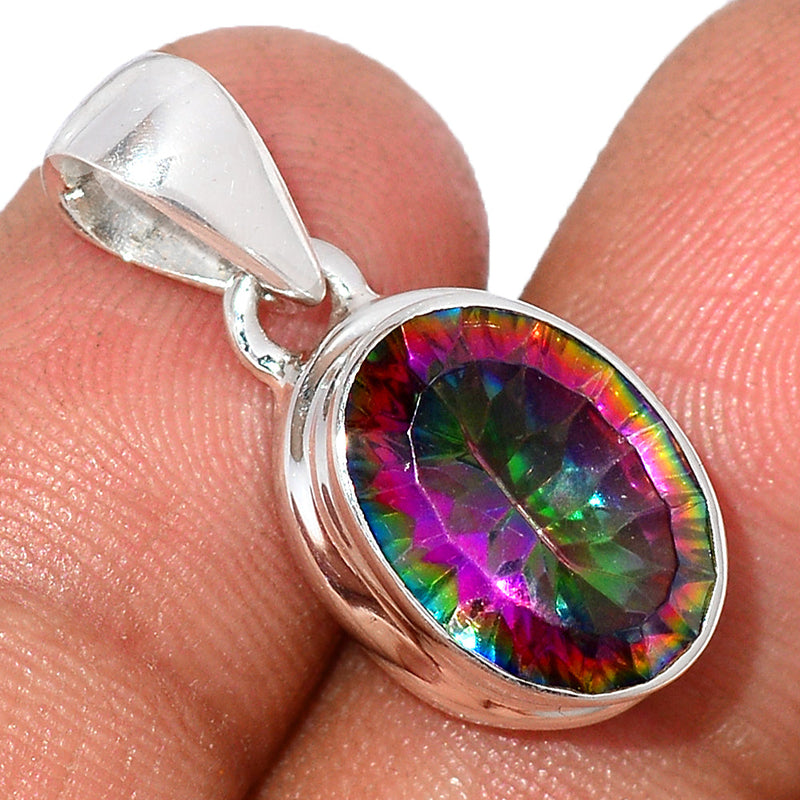 1" Mystic Topaz Pendants - MYSP657