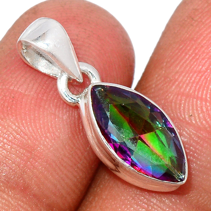 0.8" Mystic Topaz Pendants - MYSP659