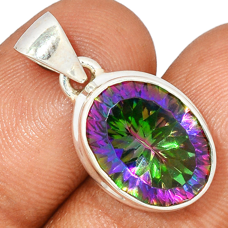 1.1" Mystic Topaz Pendants - MYSP729