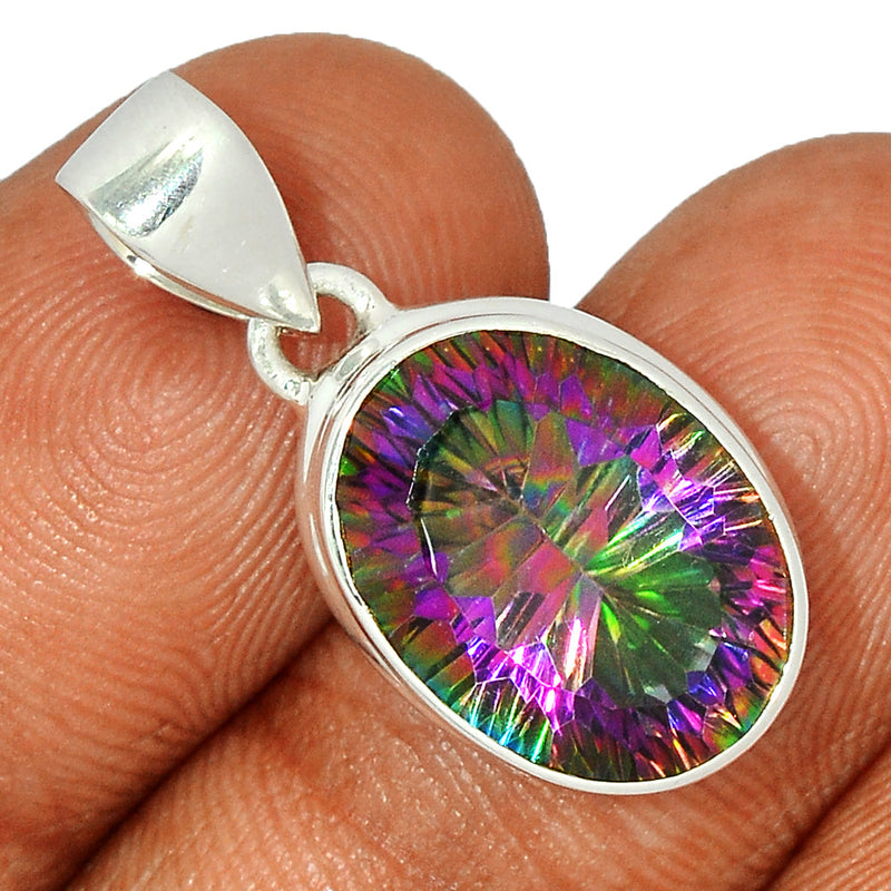 1.1" Mystic Topaz Pendants - MYSP738