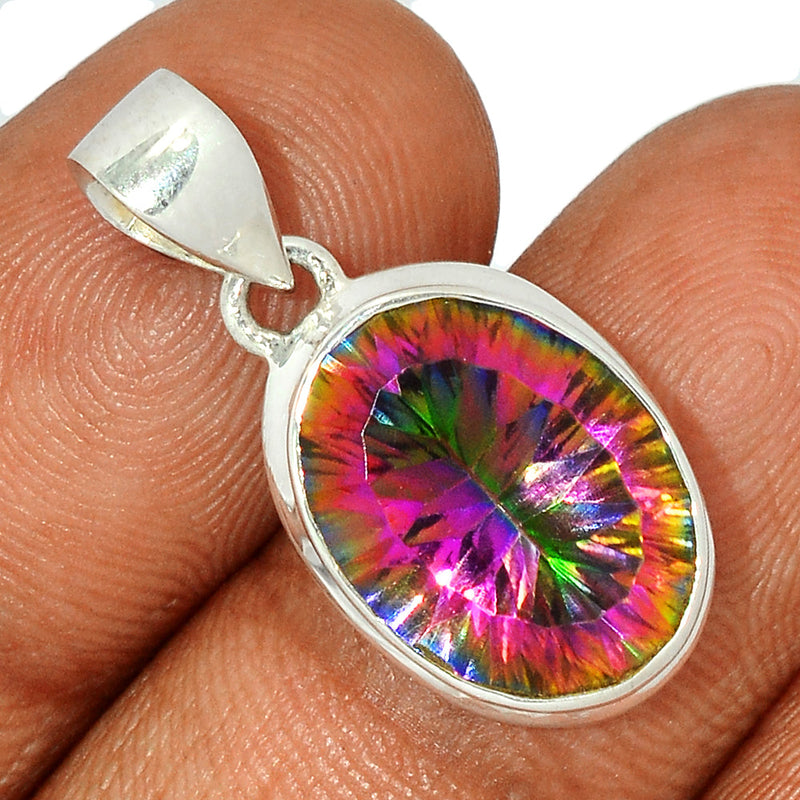 1.1" Mystic Topaz Pendants - MYSP747