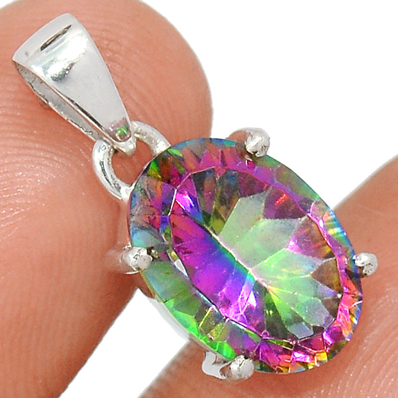 0.8" Claw - Mystic Topaz Pendants - MYSP765
