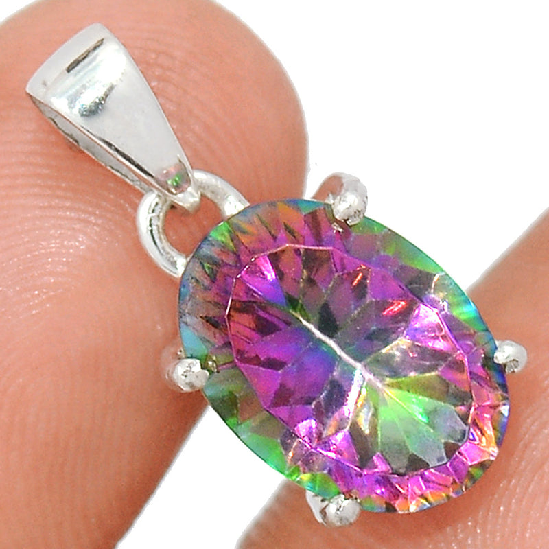 0.8" Claw - Mystic Topaz Pendants - MYSP770