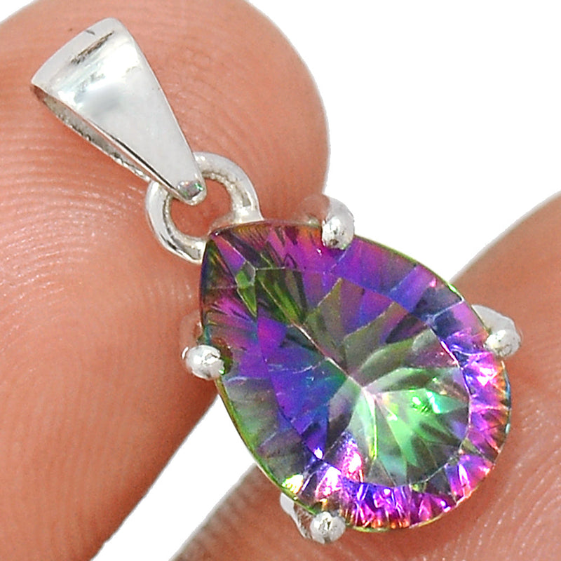 0.8" Claw - Mystic Topaz Pendants - MYSP796