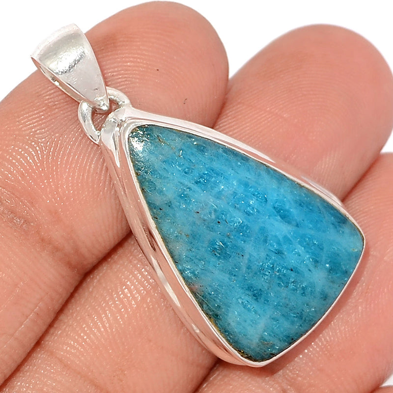 1.3" Neon Blue Apatite Cabochon Pendants - NACP522