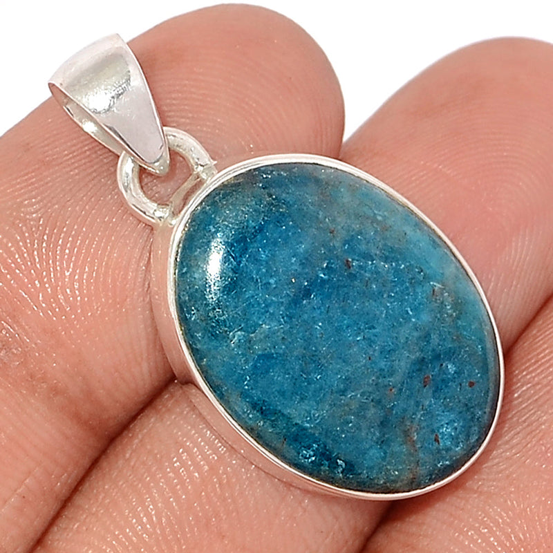 1.2" Neon Blue Apatite Cabochon Pendants - NACP539